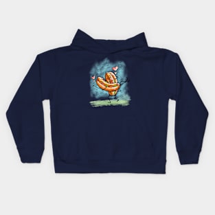 Chicago style hot dog Kids Hoodie